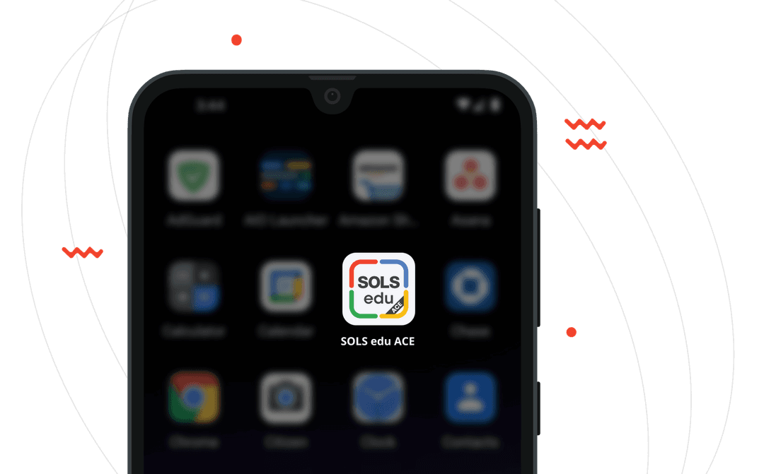 SOLS edu App Home Screen