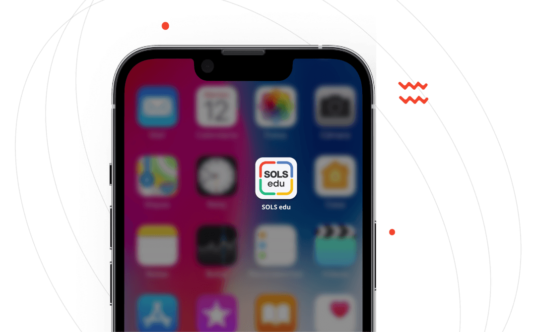 SOLS edu App Home Screen